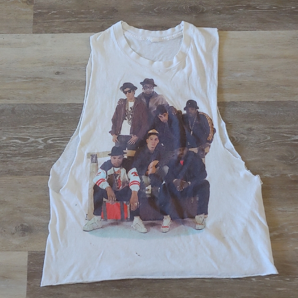 Vintage Run DMC Beastie Boys 1987 Together Forever Concert Shirt Tank Top